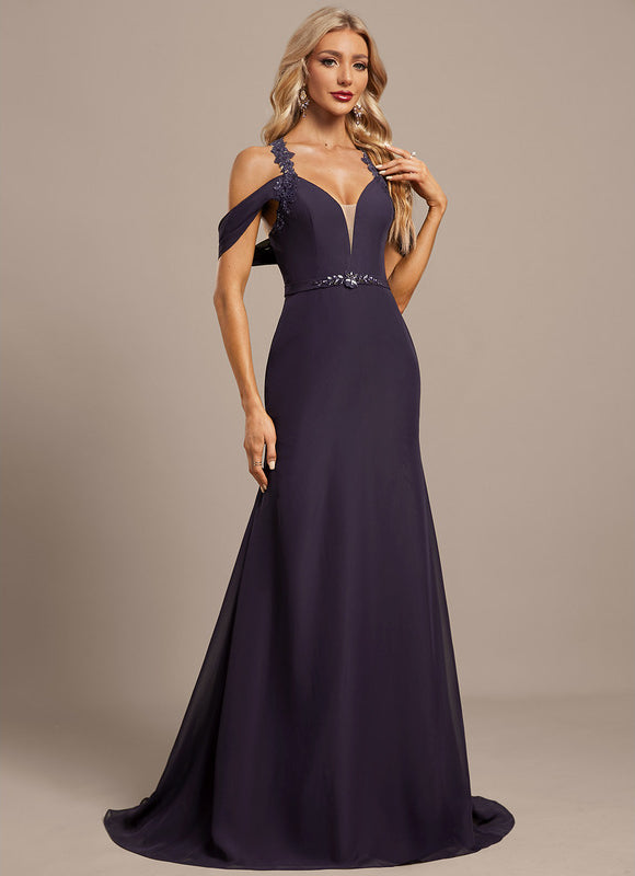 Robe Portefeuille Satin Nuit Étoilée - gallery 3