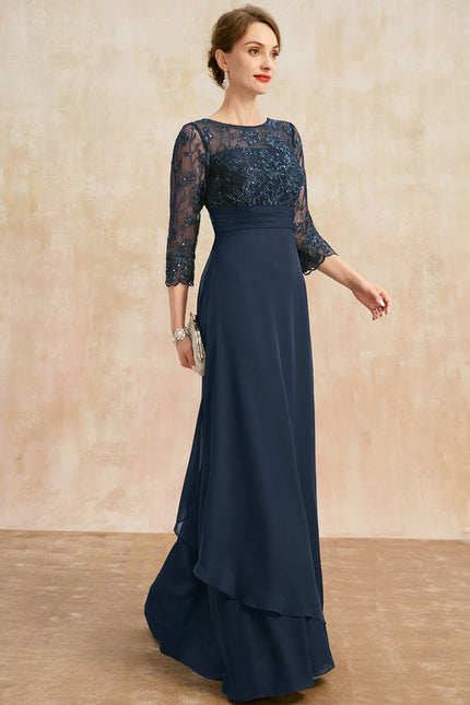 Robe Portefeuille Marine Chic - gallery 4