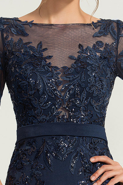 Robe Portefeuille Marine Élégante - gallery 1