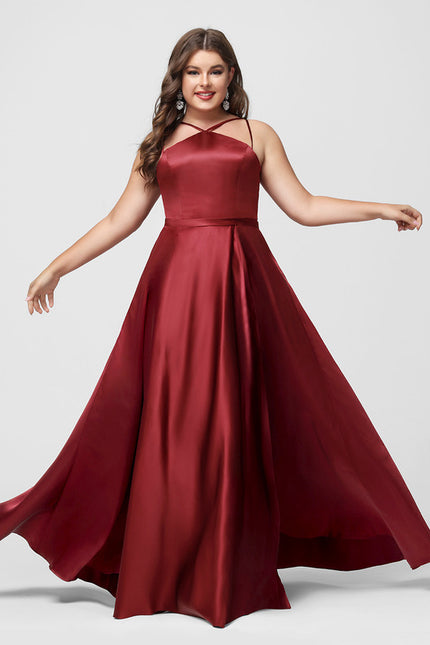 Robe Portefeuille Satin Ciel Sanglant - gallery 8