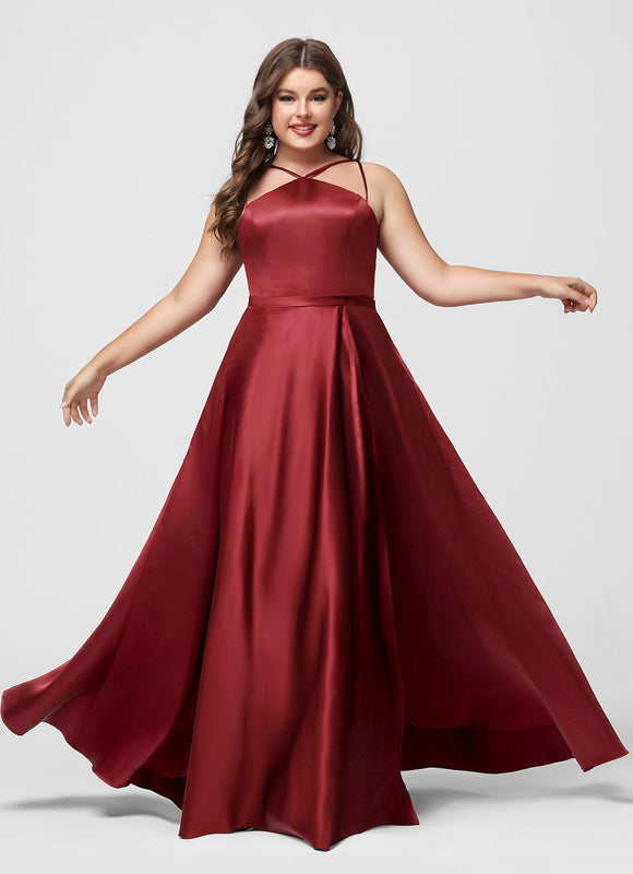 Robe Portefeuille Satin Ciel Sanglant - gallery 8