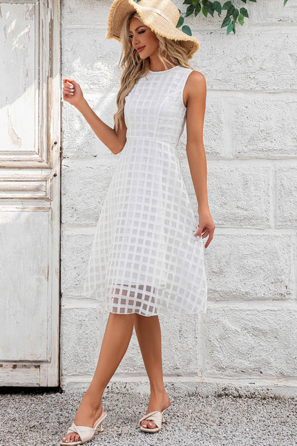 Robe Portefeuille Organza Texturée - gallery 5