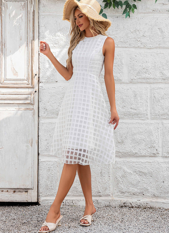 Robe Portefeuille Organza Texturée - gallery 5