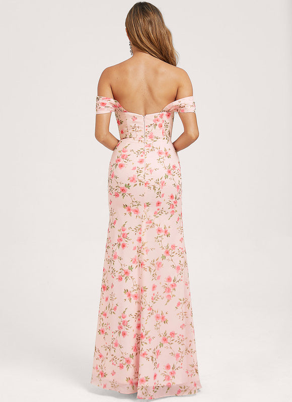 Robe Portefeuille Pétale Rosée - gallery 4
