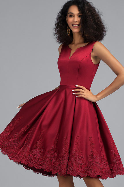 Robe Portefeuille Velours Rouge Lyrique