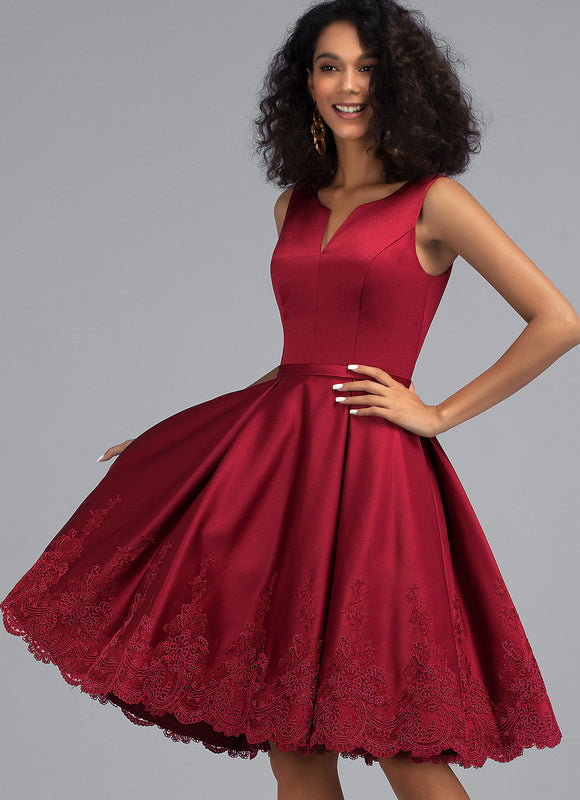 Robe Portefeuille Velours Rouge Lyrique