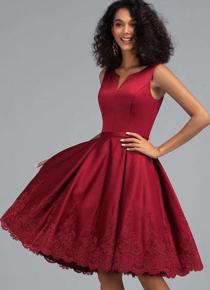 Robe Portefeuille Velours Rouge Lyrique