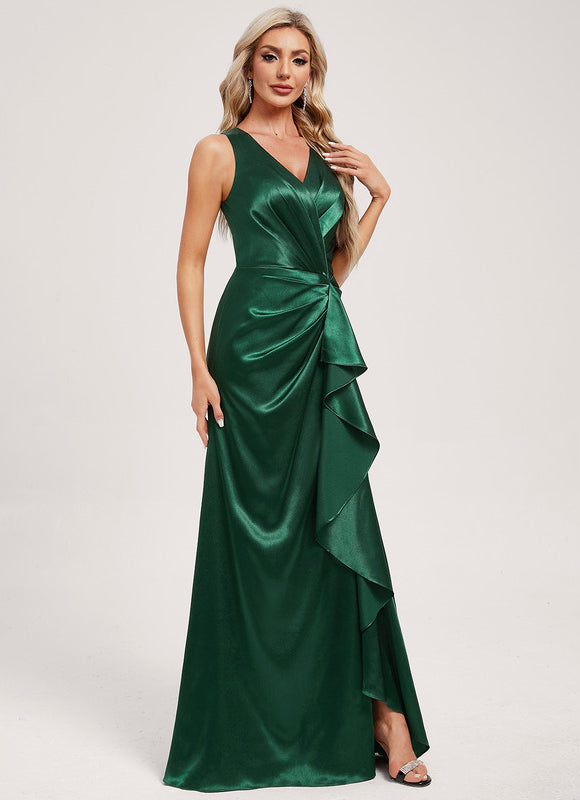 Robe Portefeuille En Soie - gallery 1