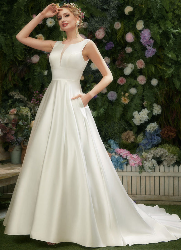 Robe Portefeuille Satin Classique