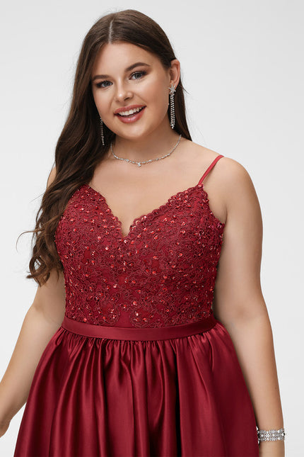 Robe Portefeuille Satinée Rubis - gallery 8