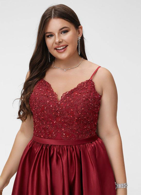 Robe Portefeuille Satinée Rubis - gallery 8