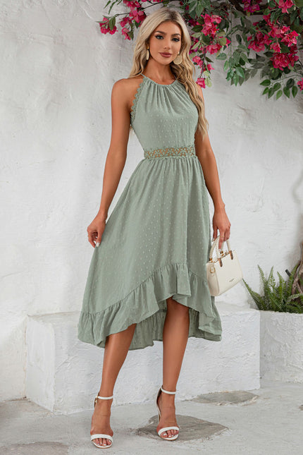 Robe Portefeuille Ailée Vert Deau - gallery 4