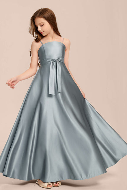 Robe Portefeuille Satin Azur - gallery 4