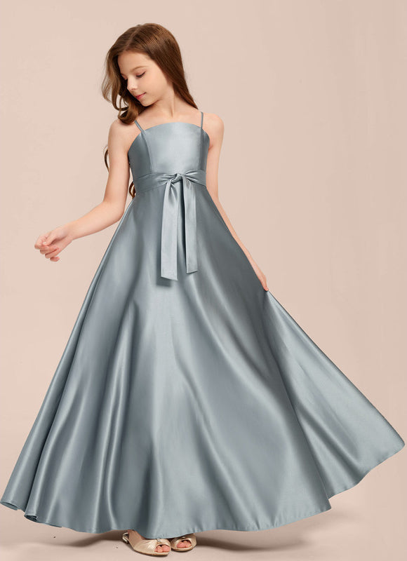 Robe Portefeuille Satin Azur - gallery 4