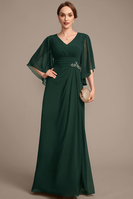 Robe Portefeuille Émeraude Céleste