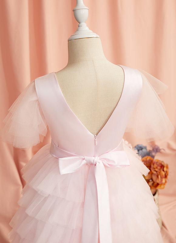 Robe Portefeuille Rose Éclatante - gallery 3
