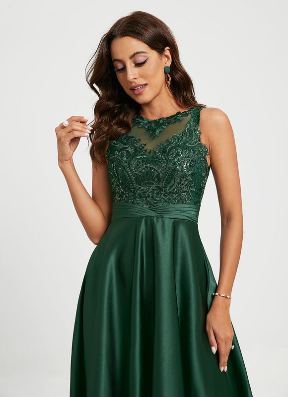 Robe Portefeuille Éclat Satiné - gallery 6