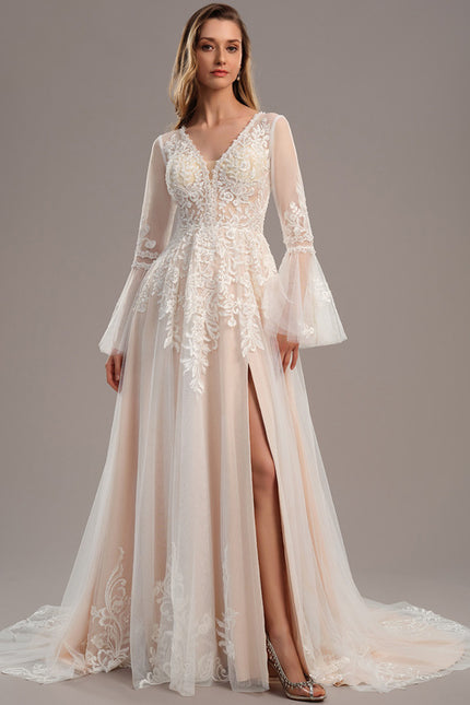 Robe Portefeuille Vaporeuse Florale - gallery 2