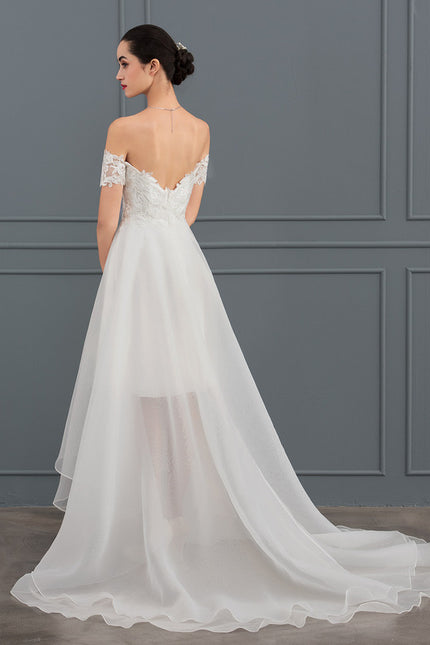 Robe Portefeuille Organza Élégante - gallery 4