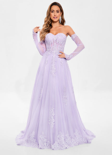 Robe Portefeuille Lilas Délicate