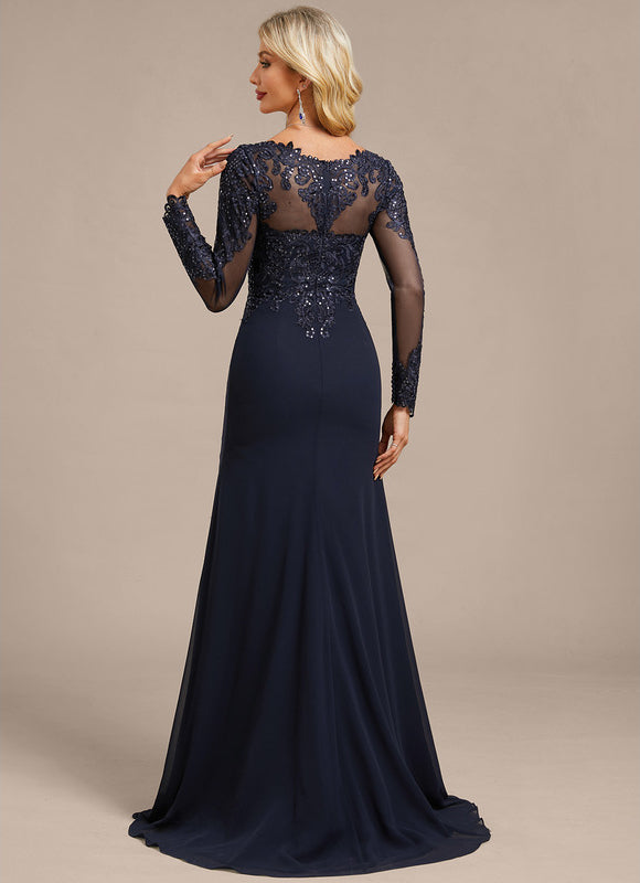 Robe Portefeuille Élégante Marine - gallery 9