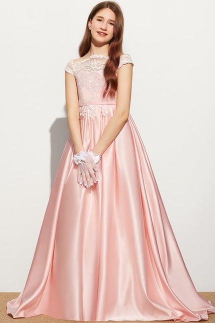 Robe Portefeuille Satinée Rosée - gallery 2