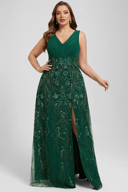 Robe Portefeuille Émeraude Chic - gallery 8
