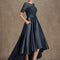 Robe Portefeuille Élégance Nuit Satinée
