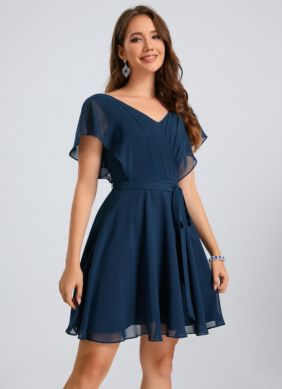 Robe Portefeuille Vaporeuse Chic - gallery 4