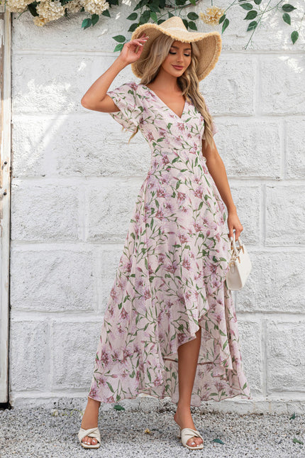 Robe Portefeuille Fleurie Aérée - gallery 6