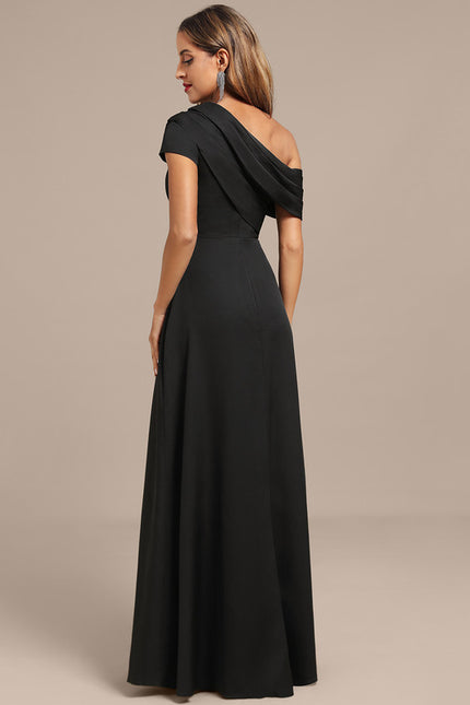 Robe Portefeuille Noire Élégante - gallery 6