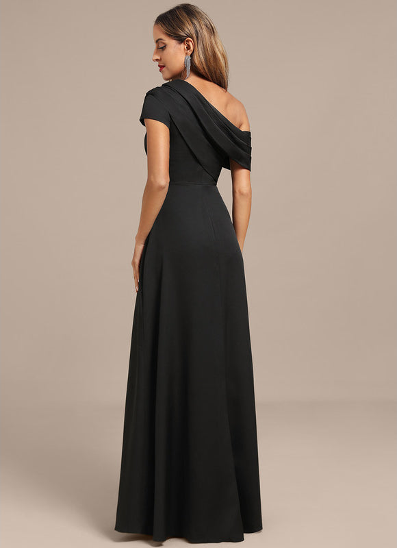 Robe Portefeuille Noire Élégante - gallery 6