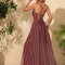 Robe Portefeuille Maxi Bordeaux Rayée