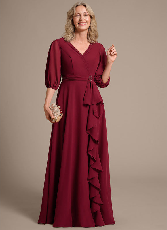 Robe Portefeuille Mère Élégante - gallery 1