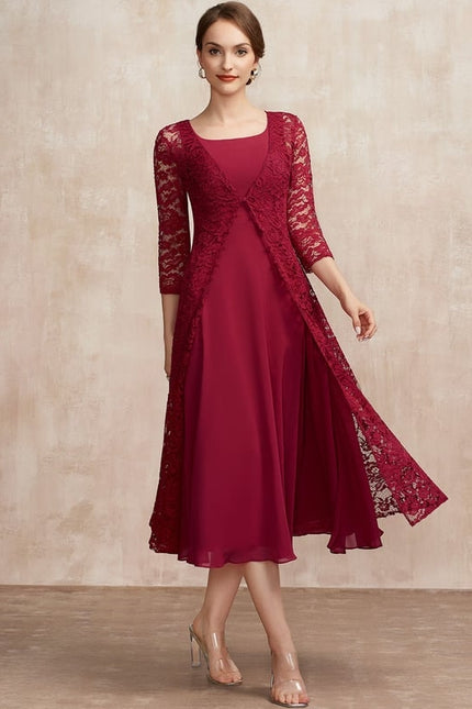 Robe Portefeuille Élégance Bourgogne