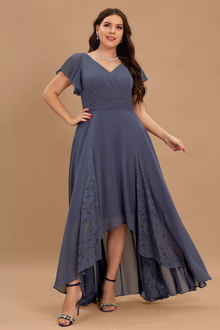 Robe Portefeuille Bordeau Évasée - gallery 6