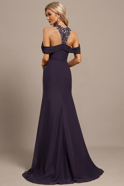 Robe Portefeuille Satin Nuit Étoilée - gallery 4