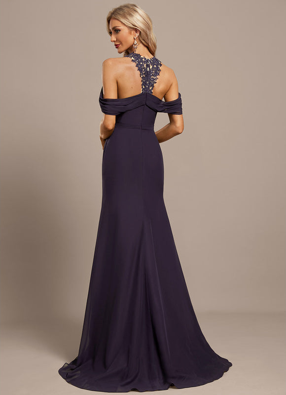 Robe Portefeuille Satin Nuit Étoilée - gallery 4