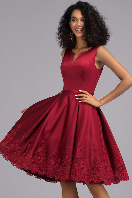 Robe Portefeuille Velours Rouge Lyrique - gallery 8