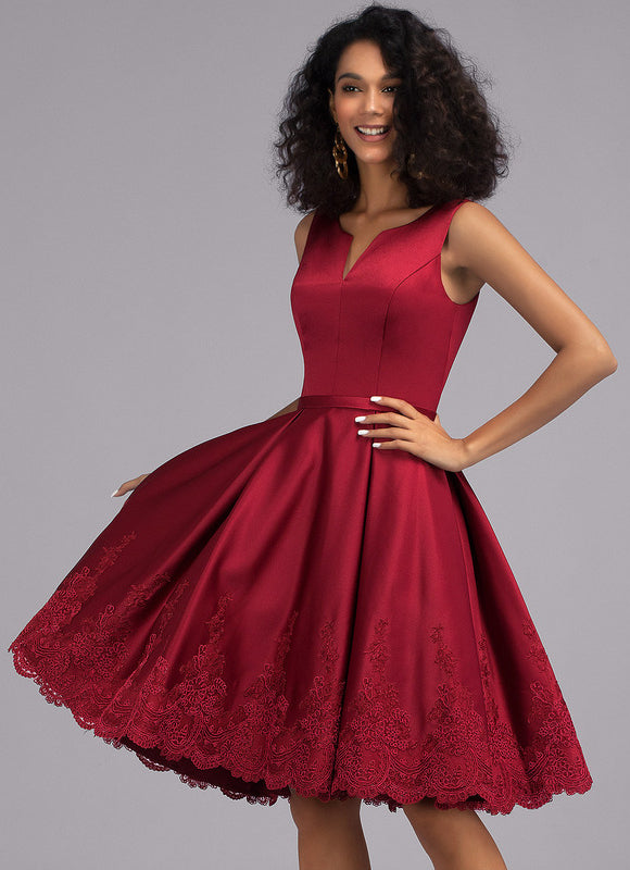Robe Portefeuille Velours Rouge Lyrique - gallery 8