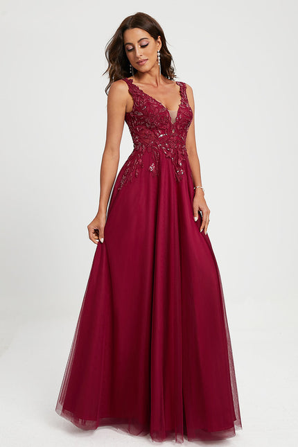 Robe Portefeuille Bordeaux Étoilée - gallery 3