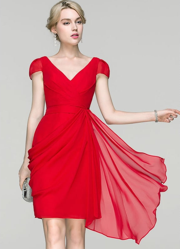 Robe Portefeuille Flamme Rubis