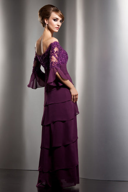 Robe Portefeuille Éclat Violet - gallery 2
