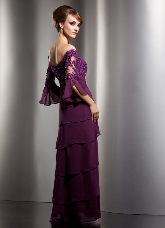 Robe Portefeuille Éclat Violet - gallery 2
