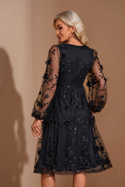 Robe Portefeuille Tulle Chic - gallery 2
