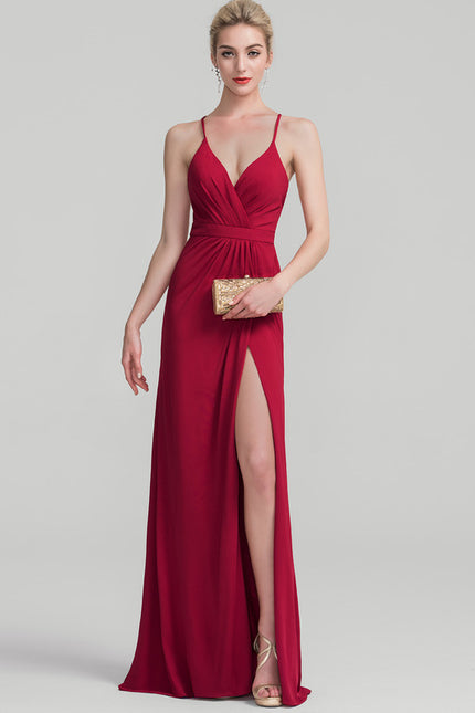 Robe Portefeuille Rouge Élancée - gallery 6
