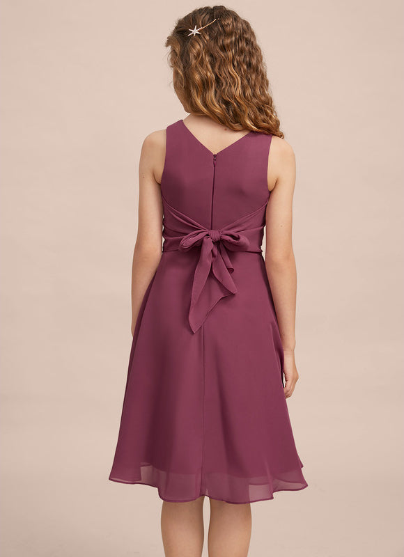 Robe Portefeuille Prune Fluide - gallery 4