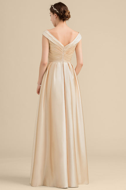 Robe Portefeuille Satin Éblouissante - gallery 2
