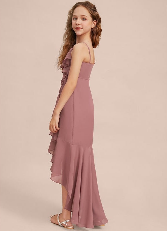 Robe Portefeuille Flottante Rosée - gallery 3