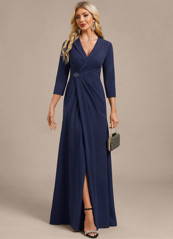 Robe Portefeuille En Crepe - gallery 3